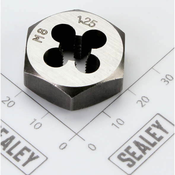 Sealey Metric Hex Die M8 x 1.25mm