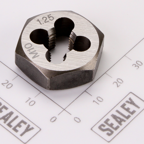 Sealey Metric Hex Die M10 x 1.25mm