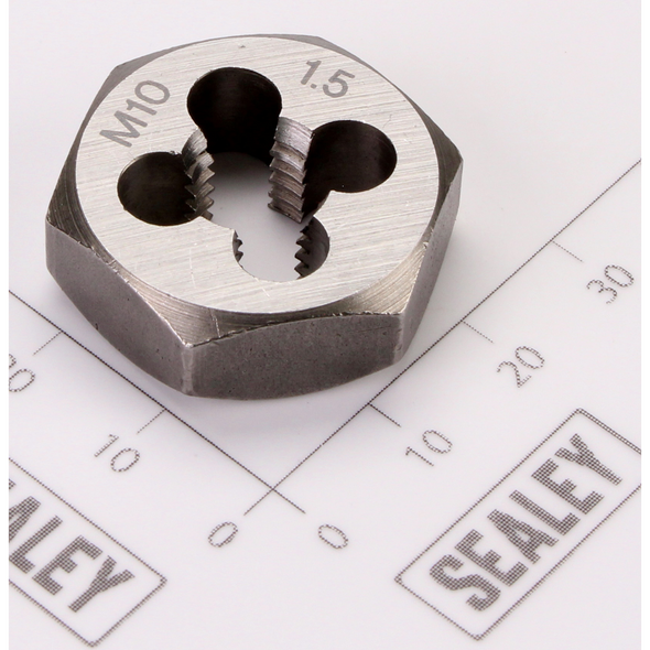 Sealey Metric Hex Die M10 x 1.5mm