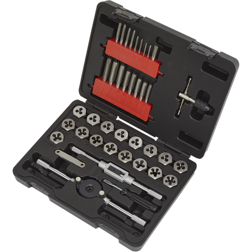 Sealey Tap & Hex Die Set 39pc AK3039HM Sealey  - Town Parts