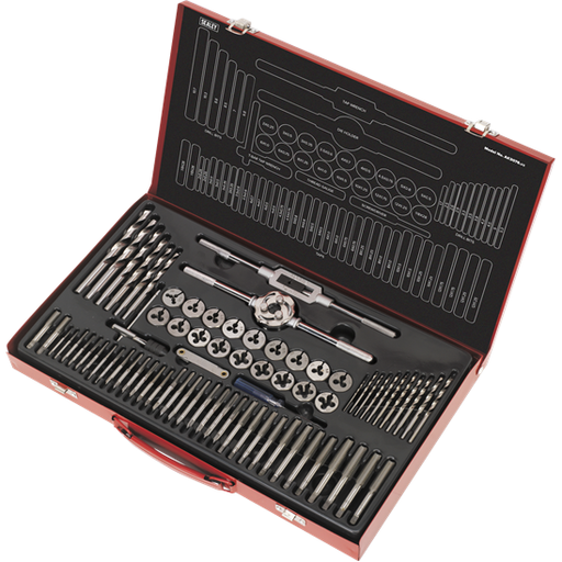 Sealey Tap & Die Set 76pc Split Dies Metric AK3076 Sealey  - Town Parts