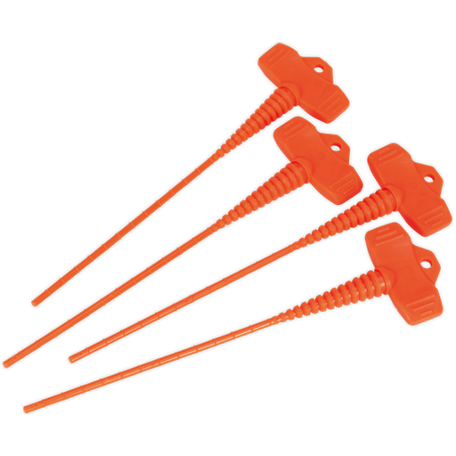 Sealey Applicator Nozzle Stopper Pack of 4 AK391 Sealey  - Town Parts