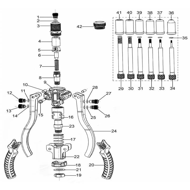 Sealey Nut Rivet Rod M8