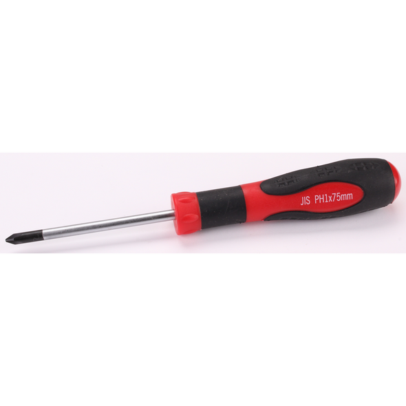 Sealey JIS Screwdriver PH1 x 75mm