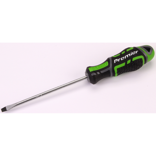 Sealey Screwdriver Slotted 4 x 100mm GripMAX® 'Hi-Vis'
