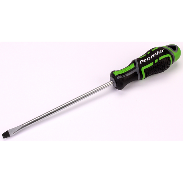 Sealey Screwdriver Slotted 6 x 150mm GripMAX® 'Hi-Vis'