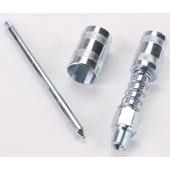 Sealey 4" Grease Gun Needle Nozzle Adapter with S & L Quick Connect Adapter
