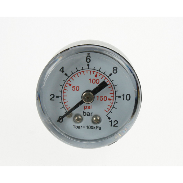 Sealey Gauge 150psi, 40mm od, rear fitting