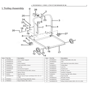 Sealey Wheel,fixed (280x21x50)