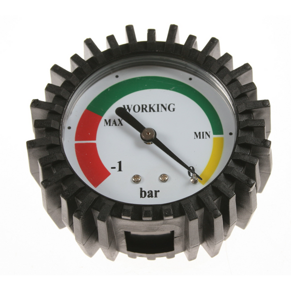 Sealey Gauge 0 to -1 bar 55mm od rear fitting