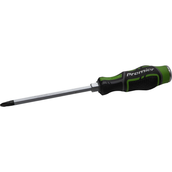 Sealey Screwdriver Phillips (Hammer-Thru) PH3 x 150mm 'Hi-Vis'