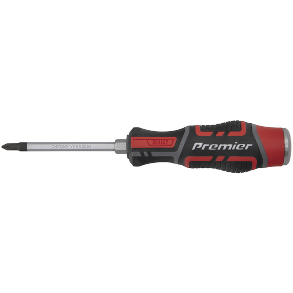 Sealey Screwdriver Pozi (Hammer-Thru) PZ1 x 75mm