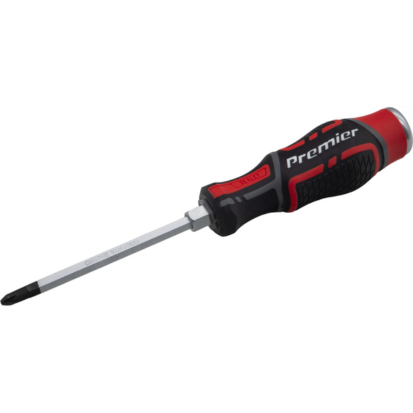 Sealey Screwdriver Pozi (Hammer-Thru) PZ2 x 100mm