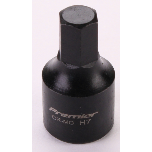 Sealey 1/4"Dr Low Profile Hex Impact Socket Bit 7mm