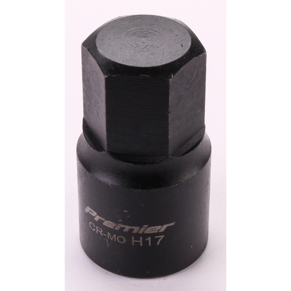 Sealey 3/8"Dr Low Profile Hex Impact Socket Bit 17mm