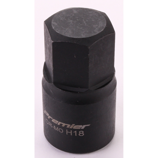 Sealey 3/8"Dr Low Profile Hex Impact Socket Bit 18mm