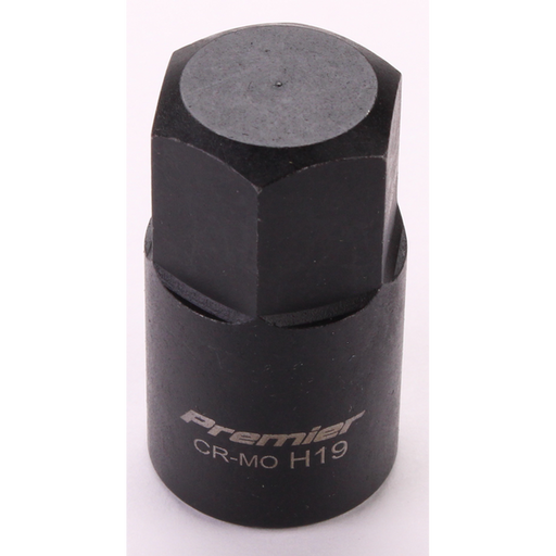 Sealey 3/8"Dr Low Profile Hex Impact Socket Bit 19mm