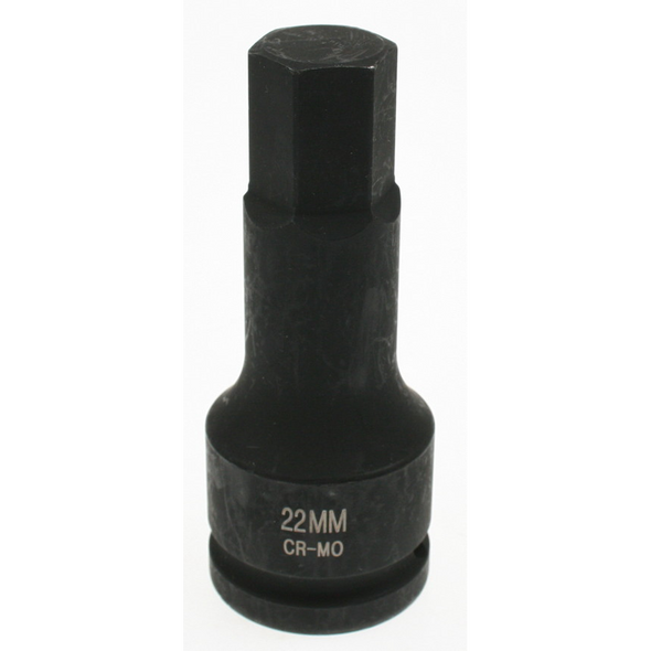 Sealey 3/4"dr impact hex bit 22mm
