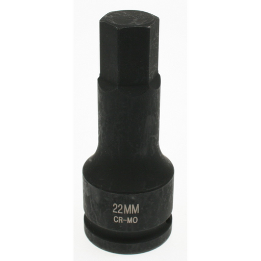 Sealey 3/4"dr impact hex bit 22mm