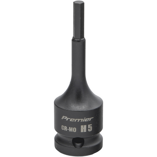 Sealey 1/2"Dr Impact Hex Socket Bit H5 (78mmL)