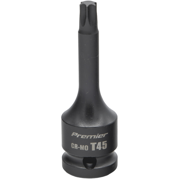Sealey 1/2"Dr Impact TRX-Star Socket Bit T45 (78mmL)