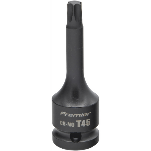 Sealey 1/2"Dr Impact TRX-Star Socket Bit T45 (78mmL)