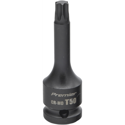 Sealey 1/2"Dr Impact TRX-Star Socket Bit T50 (78mmL)
