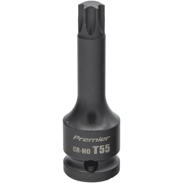 Sealey 1/2"Dr Impact TRX-Star Socket Bit T55 (78mmL)