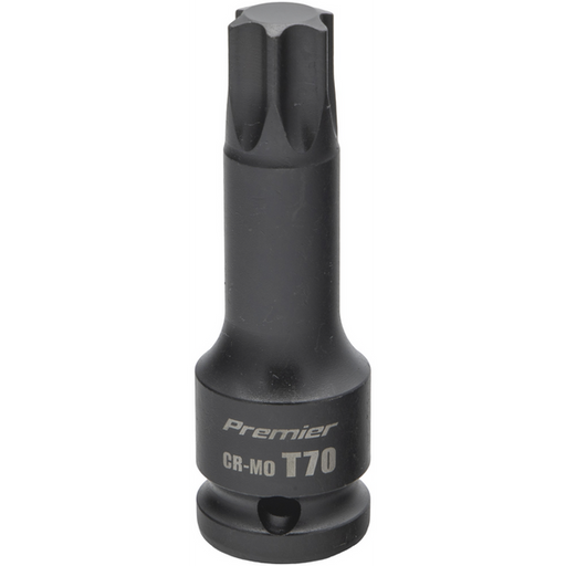 Sealey 1/2"Dr Impact TRX-Star Socket Bit T70 (78mmL)