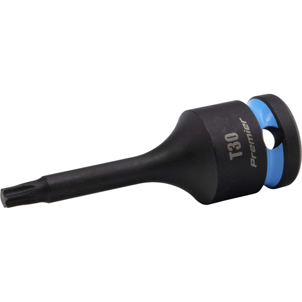 Sealey 1/2"Dr Impact Torx Bit Socket T30 (Cyan Coded Ring)