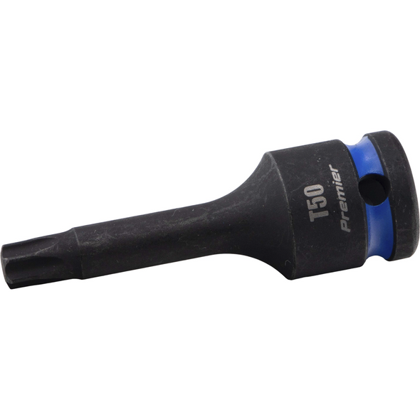 Sealey 1/2"Dr Impact Torx Bit Socket T50 (Blue Coded Ring)