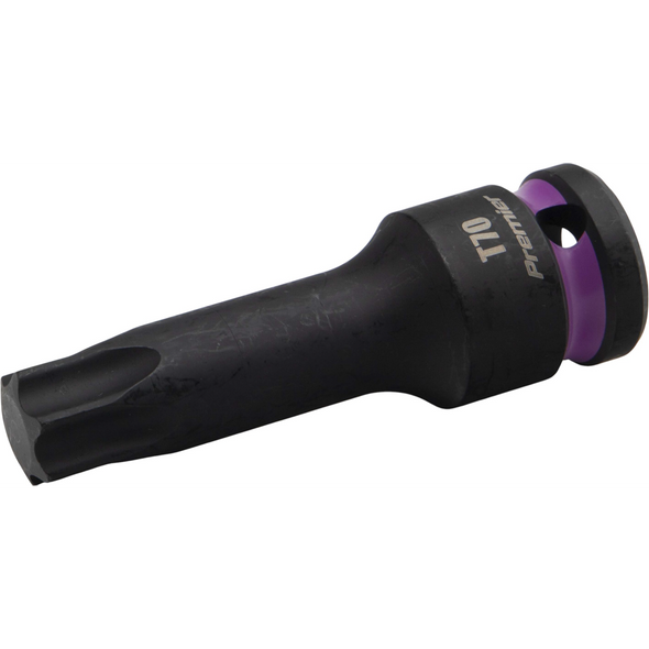 Sealey 1/2"Dr Impact Torx Bit Socket T70 (Violet Coded Ring)