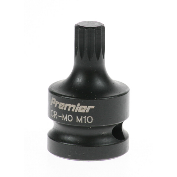 Sealey Impact spline socket bit (m10) 1/2"dr