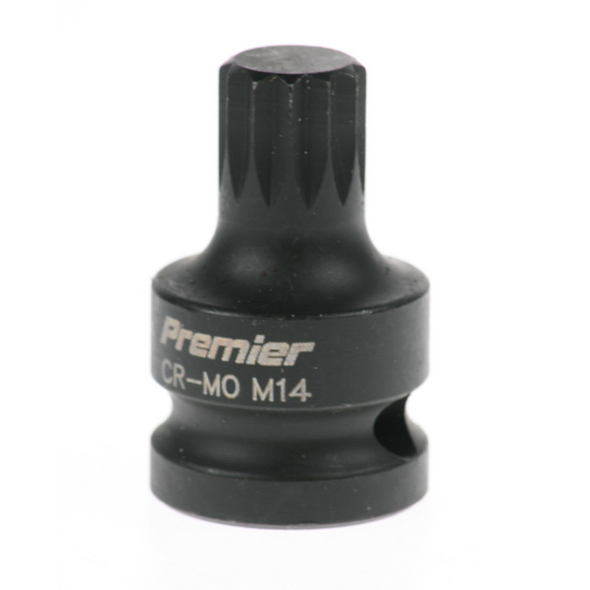 Sealey Impact spline socket bit (m14) 1/2"dr