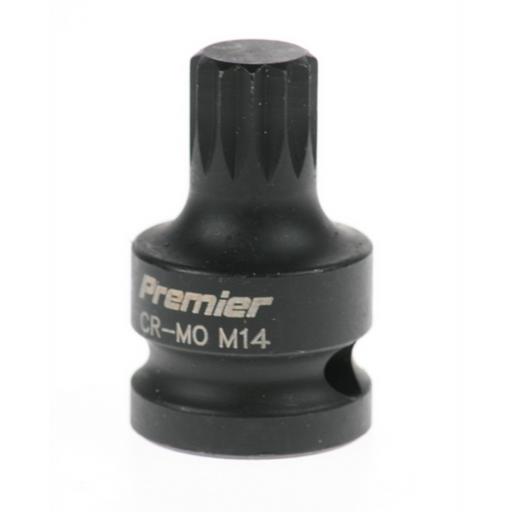 Sealey Impact spline socket bit (m14) 1/2"dr