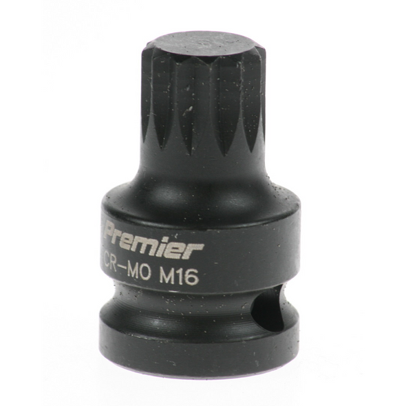 Sealey Impact spline socket bit (m16) 1/2"dr