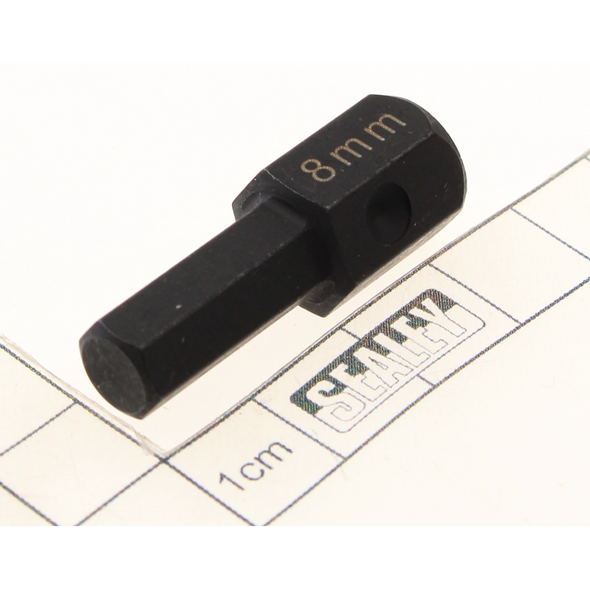 Sealey Impact hex bit 1/2" sq dr 8mm