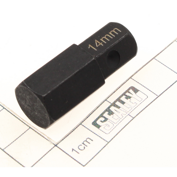 Sealey Impact hex bit 1/2" sq dr 14mm