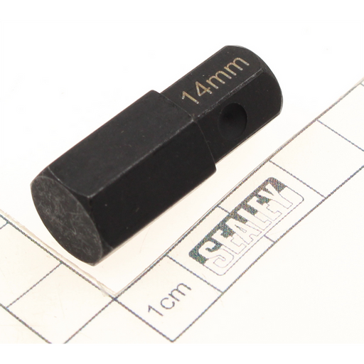 Sealey Impact hex bit 1/2" sq dr 14mm