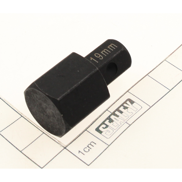 Sealey Impact hex bit 1/2" sq dr 19mm