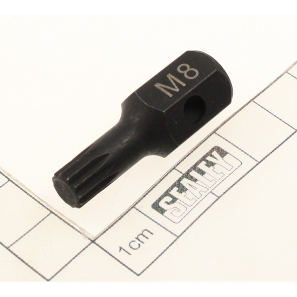 Sealey Impact spline bit 1/2" sq dr m8