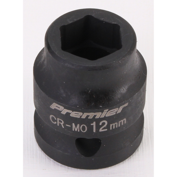 Sealey 1/2"dr low profile impact socket 12mm