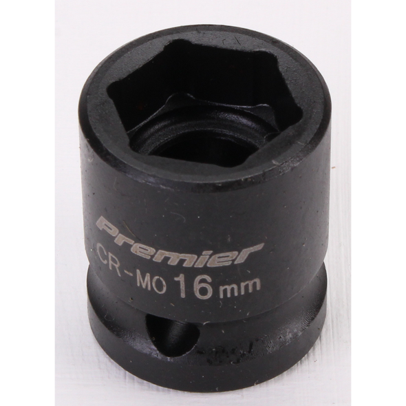 Sealey 1/2"dr low profile impact socket 16mm
