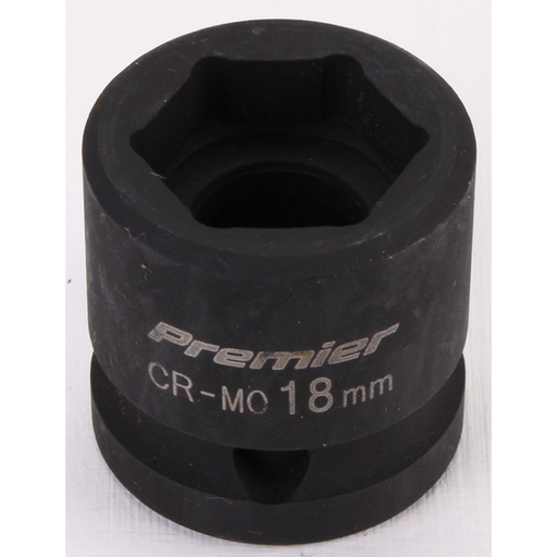Sealey 1/2"dr low profile impact socket 18mm