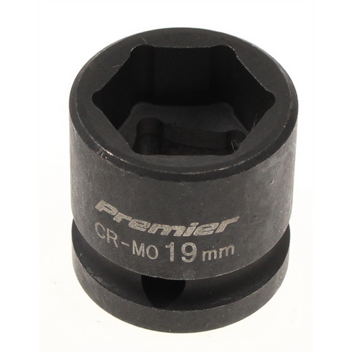 Sealey 1/2"dr low profile impact socket 19mm