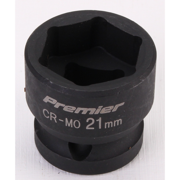Sealey 1/2"dr low profile impact socket 21mm