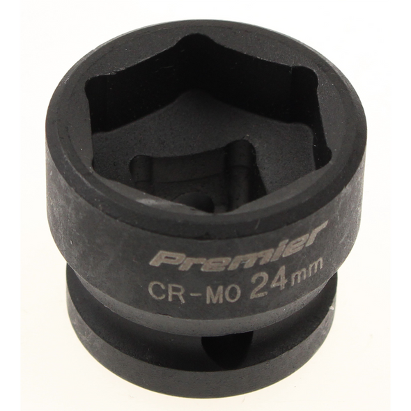 Sealey 1/2"dr low profile impact socket 24mm