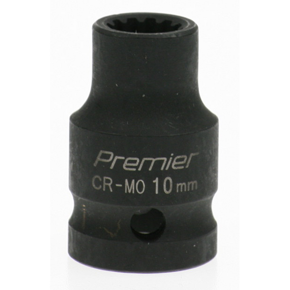 Sealey Impact socket 10mm 1/2"dr 'total drive'