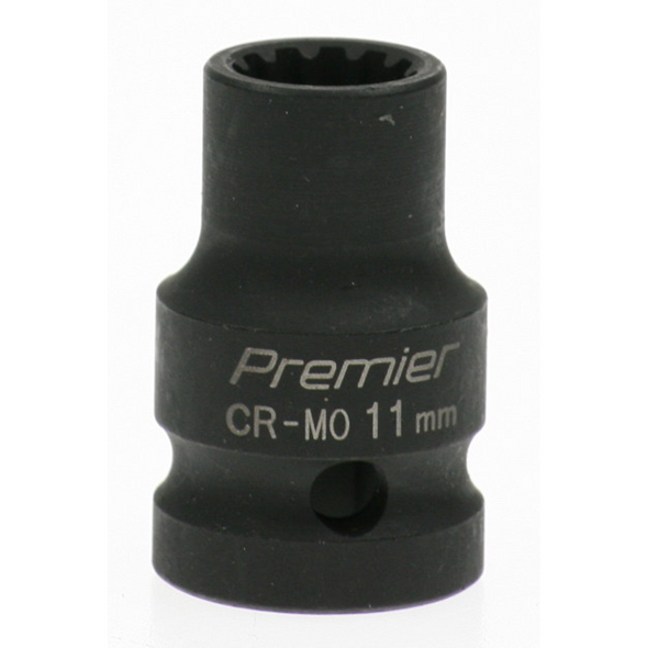 Sealey Impact socket 11mm 1/2"dr 'total drive'
