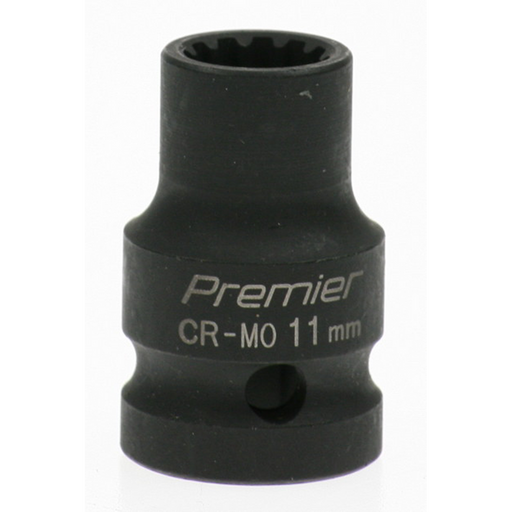 Sealey Impact socket 11mm 1/2"dr 'total drive'